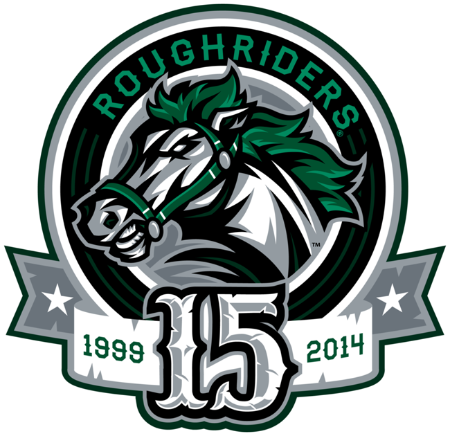 cedar rapids roughriders 2014 anniversary logo iron on heat transfer